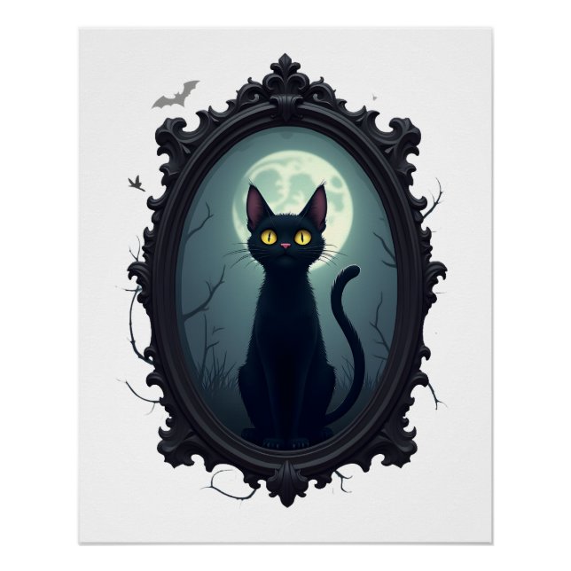 Poster Miroir de chat hanté (Devant)