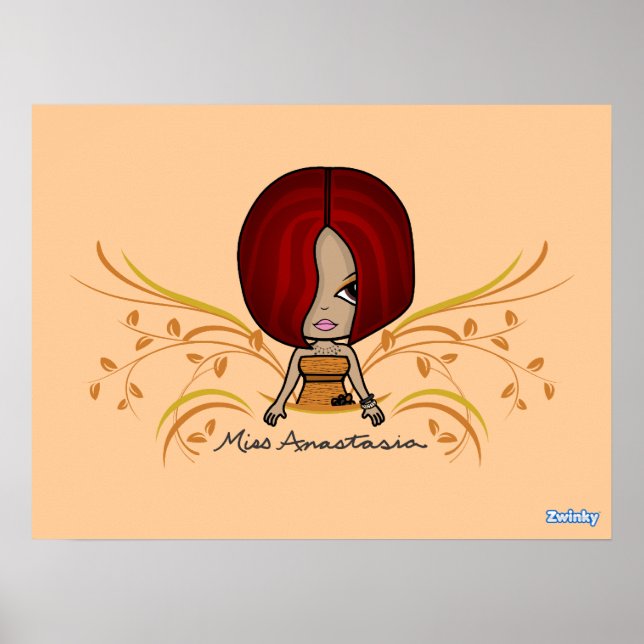 Poster "Miss Anastasia" (Devant)