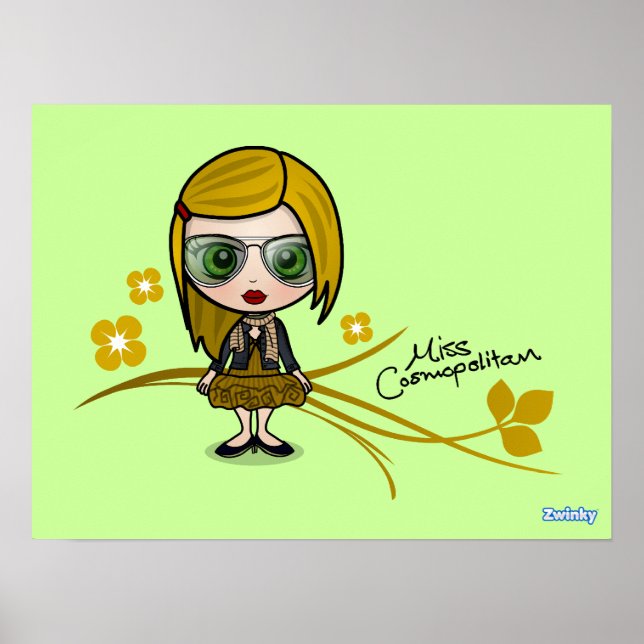 Poster "Miss Cosmopolite" (Devant)