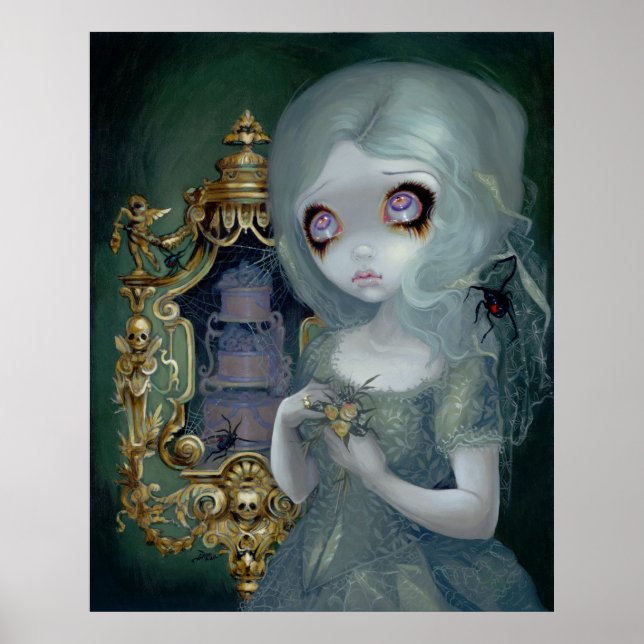 Poster Miss Havisham ART IMPRIMER Mariée gothique (Devant)