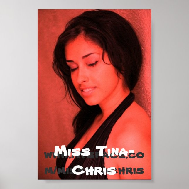 Poster Miss Tina-Chris (Devant)