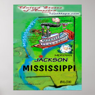 Poster Mississippi USA