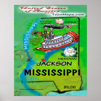 Poster Mississippi USA