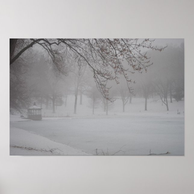 POSTER MIST SUR LE PARC (Devant)