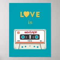 Poster Mixtape Retro