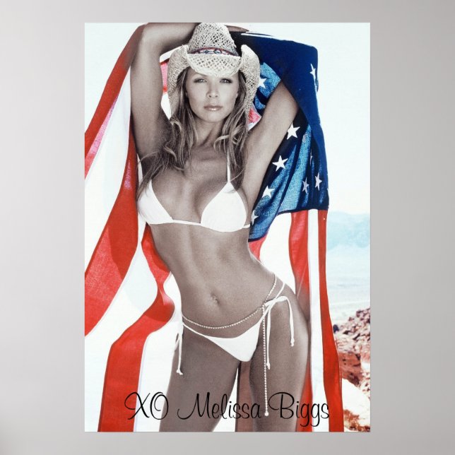 Poster MJB maillot de bain Calendrier American Shot, XO M (Devant)