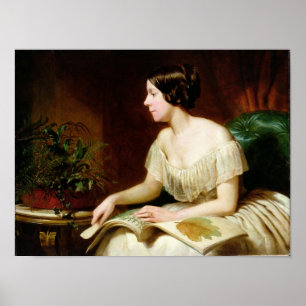 Poster Mlle Anne Pratt, la botaniste célèbre