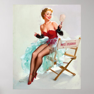 Poster Mlle Pin Up