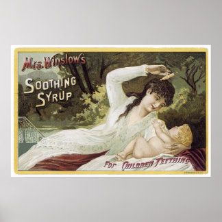Poster Mme Winslows Sirop apaisant