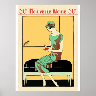 Poster mode de novelle de collett