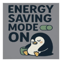Mode d'économie d'énergie activé - Conception de m