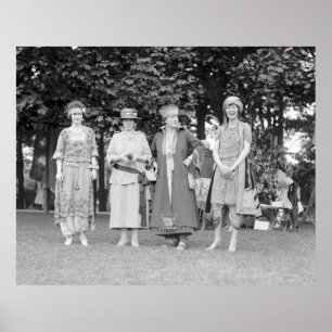 Poster Mode féminine des années 1920