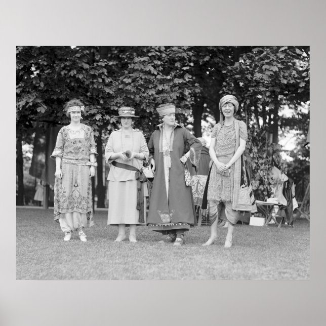 Poster Mode féminine des années 1920 (Devant)