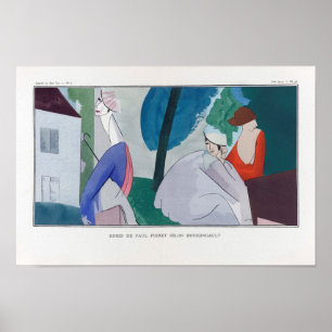 Poster Mode parisienne, 1914