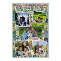 Modèle de galerie de patchwork floral pour photos