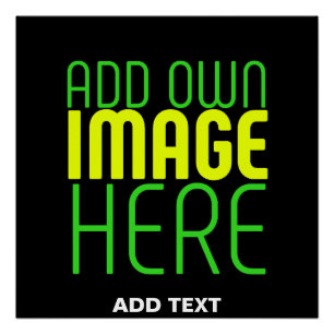 POSTER MODELE DE TEXTE D'IMAGE NOIRE SIMPLE ET MODIFIABLE