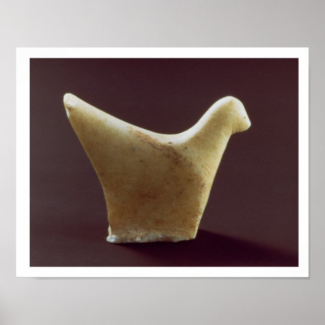 Poster Modèle d'oiseau, début Cyclade, c.2800-2300 av. J. (Devant)