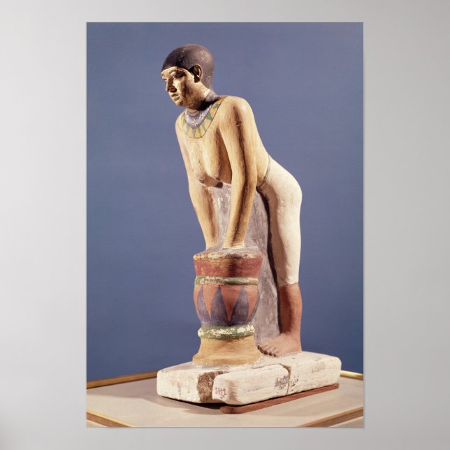 Poster Modèle d'une femme faisant de la bière, Vieux Roya (Devant)