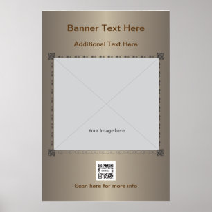 Poster Modèle Générique Brown