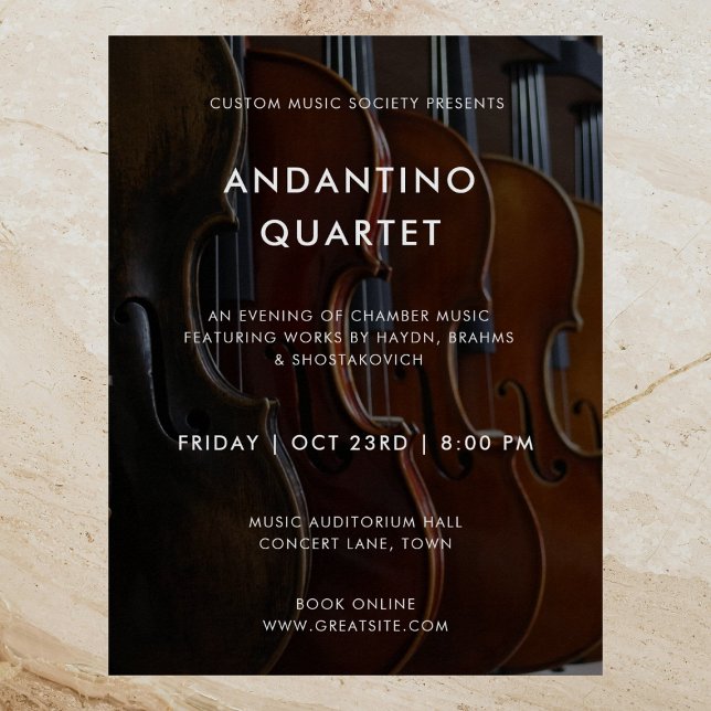 Poster Modèle photo du Concert de musique moderne (Créateur téléchargé)