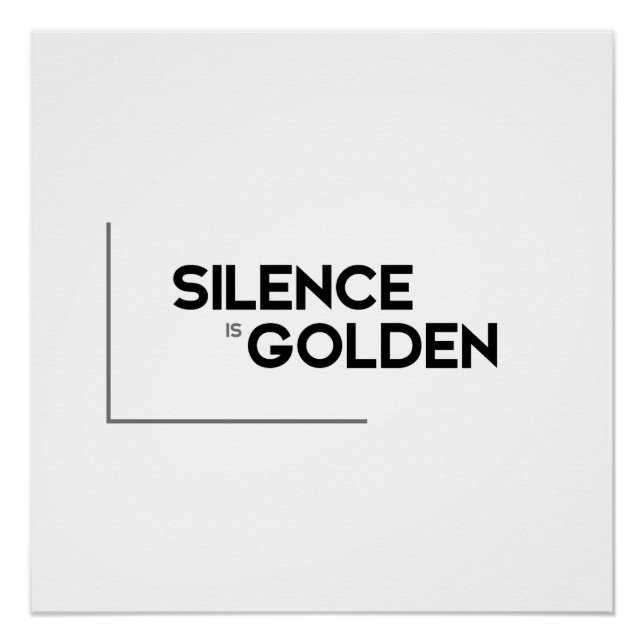 Poster MODERN cite : le silence est d'or (Devant)