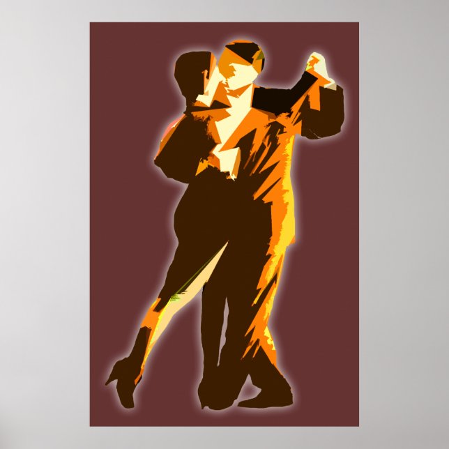 poster moderne3 orange (Devant)