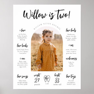 Poster moderne de jalon   Poster de jalon