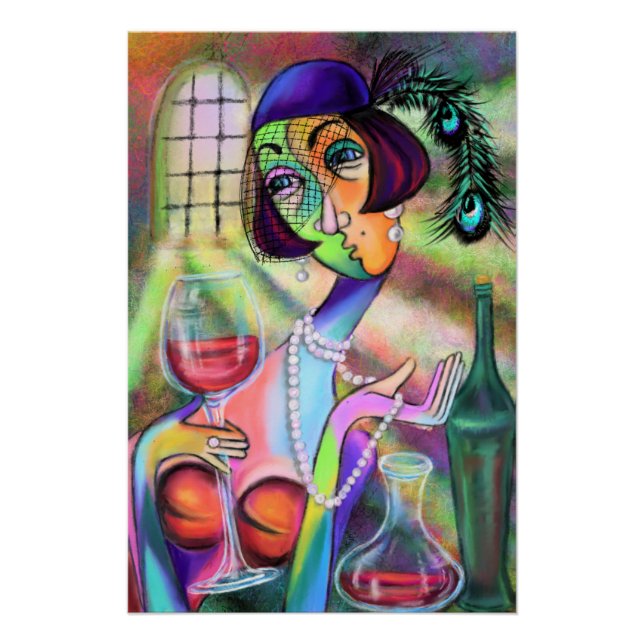 Poster moderne Lady Pearl (Devant)