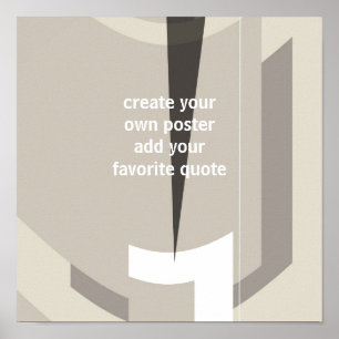 poster moderne personnalisé ajouter votre propre d