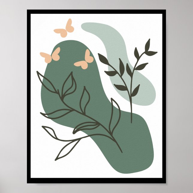 Poster moderne semi-brillant / Art mural (Devant)