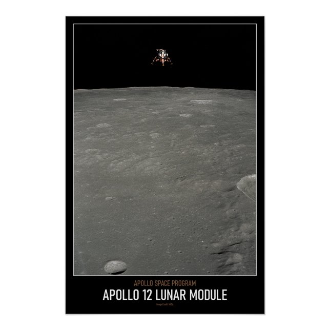 Poster Module lunaire Apollo 12 haute résolution Astronom (Devant)