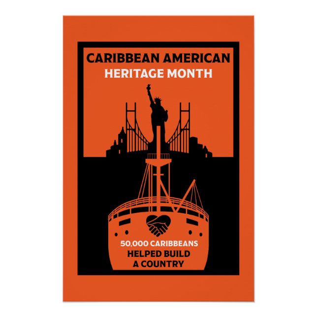 Poster Mois du patrimoine des Caraïbes (Devant)