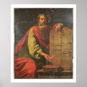 Poster Moïse et les comprimés de la loi