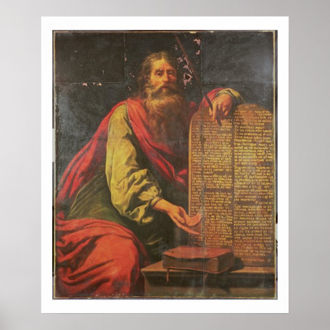 Poster Moïse et les tablettes de la loi (Devant)