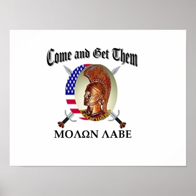 Poster Molon Labe (Devant)