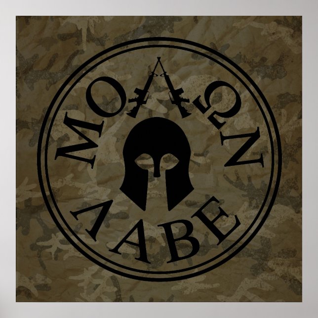 Poster Molon Labe, viens les prendre (Devant)