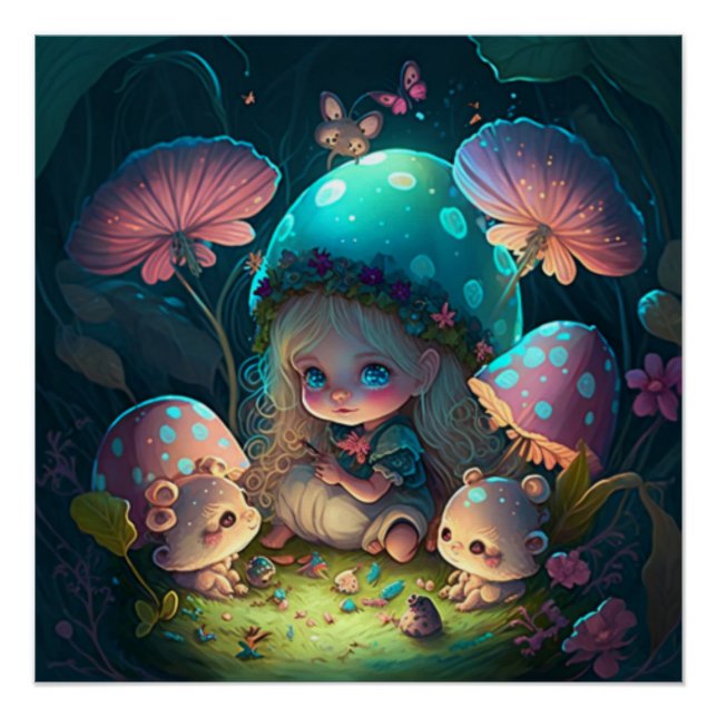 Poster Moments d'elfe magique (Devant)