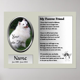 Poster Mon Ami Ancien Pet Memorial - Chien