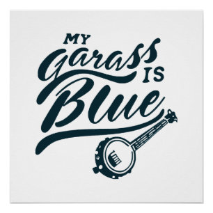 Poster Mon banjo est bleu