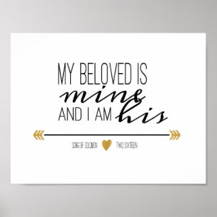 Poster Mon bien-aimé est le mien, Écriture