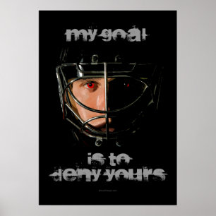 Poster Mon but (gardien de hockey)