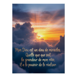 Poster Mon Dieu