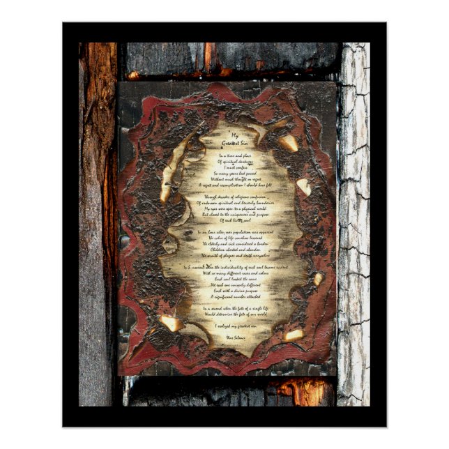 Poster Mon grand péché (Devant)