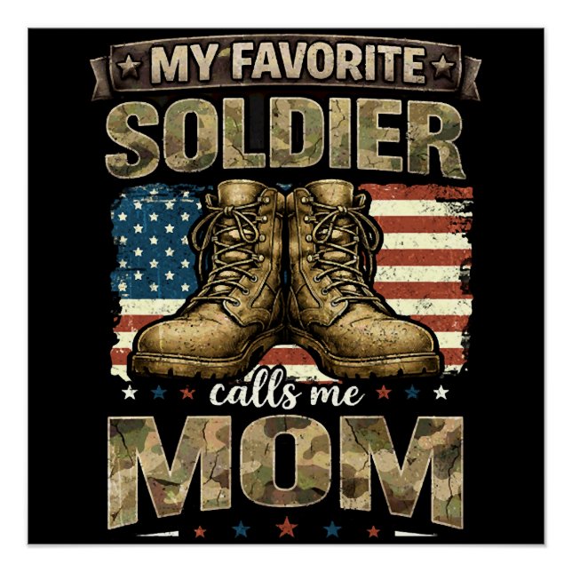 Poster Mon soldat préféré m'appelle maman (Devant)