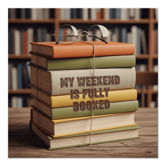 Poster Mon week-end est entièrement réservé (Devant)