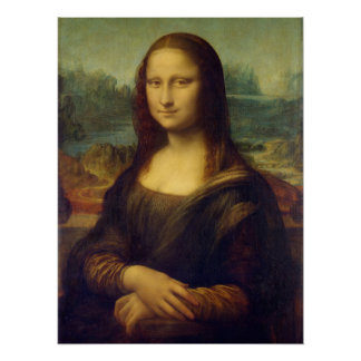 Poster Mona Lisa By Leonardo Da Vinci