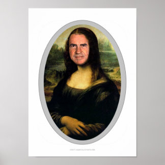 Poster Mona Lisa Carnival Cutout