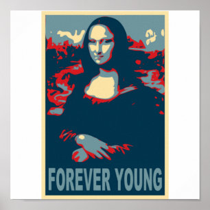 Poster Mona Lisa Forever Young