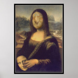 Poster Mona Lisa - Non masqué