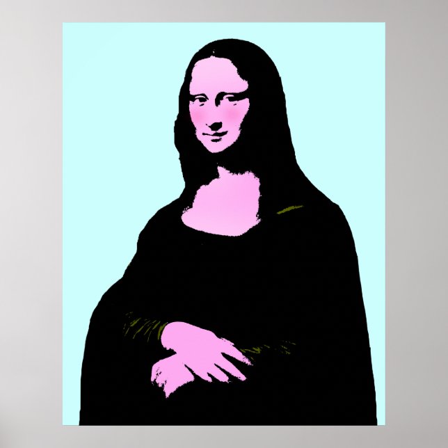 Poster Mona Lisa Pop Art Style (Devant)
